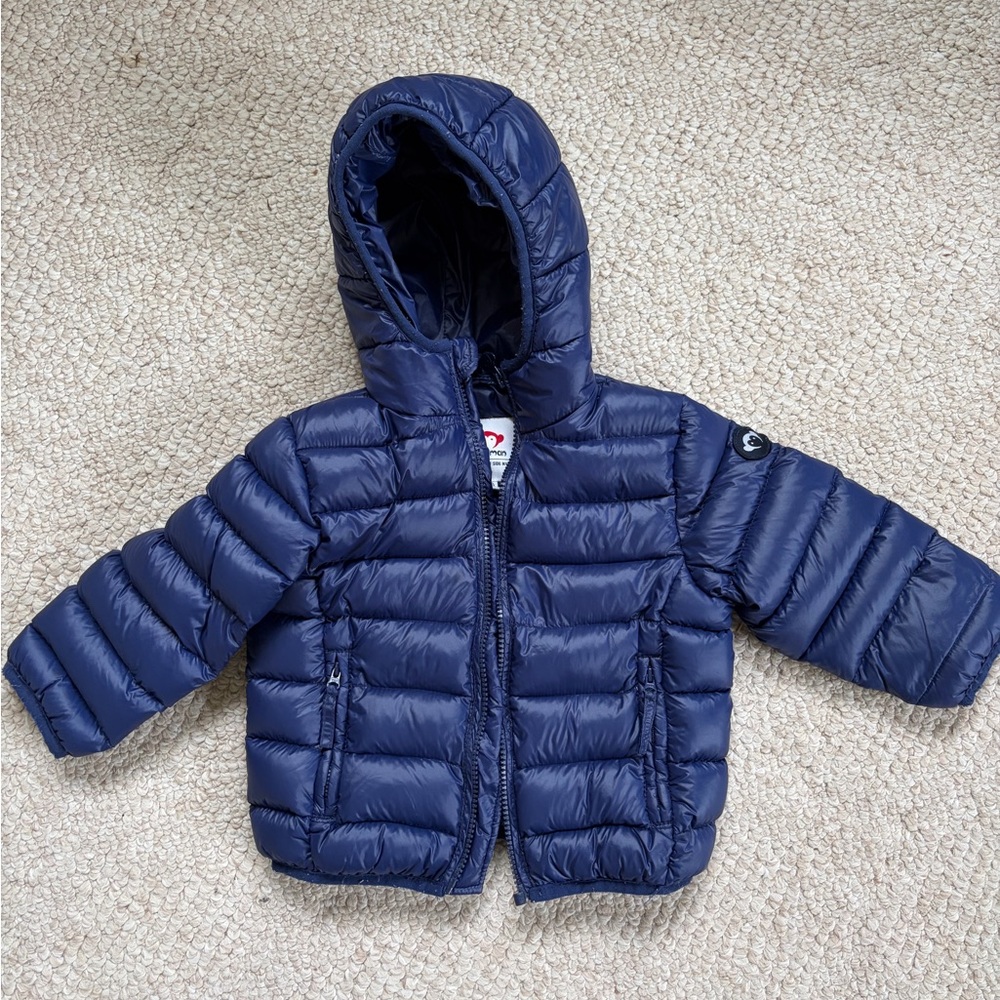 Appaman Boys Navy Lightweight Hooded Down Puffer Jacket